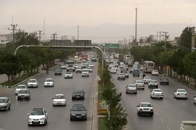 گرد و خاک صبحگاهی در مشهد