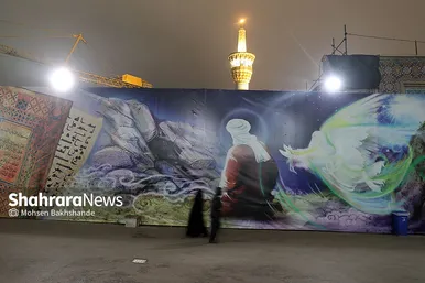 شب عید مبعث در حرم مطهر رضوی