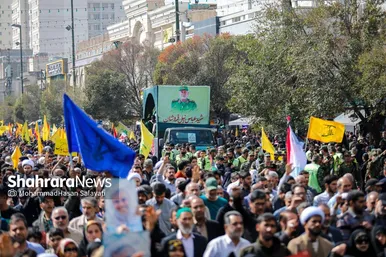 گزارش تصویری | تشییع پیکر سردار شهید نیلفروشان در مشهد
