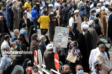 تشییع پیکر شهید حجت الاسلام محمد اصلانی در مشهد