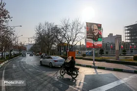 استقرار بیش از ۱۰ خودرو آتش&zwnj;نشانی در مسیر تشییع سردار سلیمانی