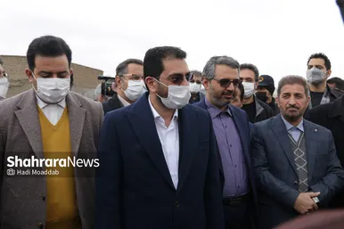 آیین افتتاح پل طبرسی به رسالت در مشهد
