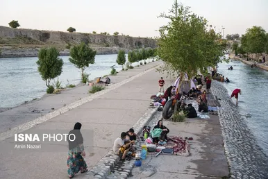 عکس‌هایی از شنا در علی کله دزفول - استان خوزستان
