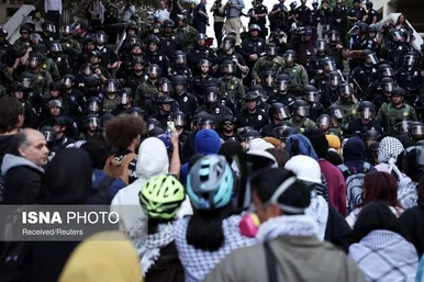 سرکوب دانشجویان حامی فلسطین در دانشگاه کالیفرنیا