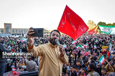 اجتماع مردمی عاشقان مبارزه با اسرائیل در مشهد