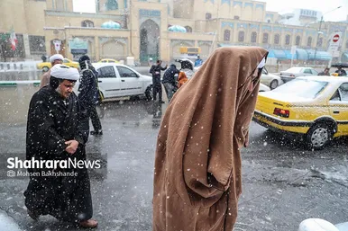 گزارش تصویری | بارش برف در مشهد (۲۱ بهمن ۱۴۰۳)