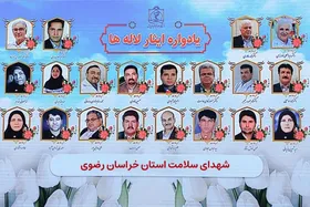 اکران تصاویر مفاخر پزشکی مشهد به&zwnj;مناسبت روز پزشک