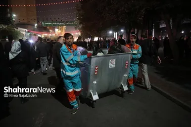 فعالیت پاکبان‌ها در روزهای پایانی ماه صفر