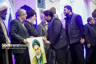 گزارش تصویری | آیین افتتاحیه بیست‌ودومین اجلاس بین‌المللی پیرغلامان حسینی در حرم مطهر رضوی