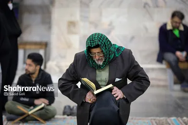 مراسم ترتیل‌خوانی قرآن کریم در حرم مطهر رضوی