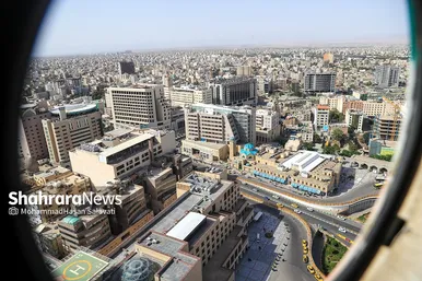 تصاویر هوایی از شهر مشهد و حرم مطهر رضوی