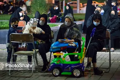 مراسم احیاء شب بیست و یک رمضان در میدان جانباز مشهد