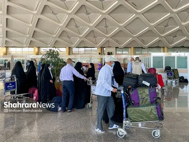 بازگشت اولین کاروان حجاج خراسانی