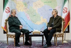 لاریجانی با سرلشکر پاکپور دیدار کرد