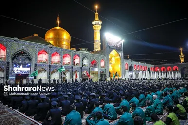 گزارش تصویری | شام غریبان حسینی در حرم امام‌رضا(ع) (۱۵ تیر ۱۴۰۴)