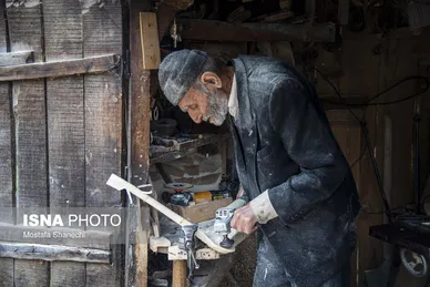 عکس‌هایی از لاک‌تراشی؛ هنر اصیل مازندرانی