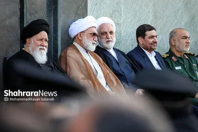 برگزاری مراسم چهلم شهدای خدمت در حرم امام‌رضا(ع) (۱۲ تیر ۱۴۰۳)