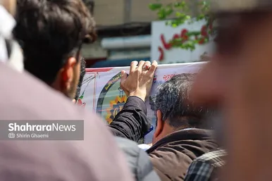 گزارش تصویری | تشییع پیکر مطهر ۳ شهید در مشهد