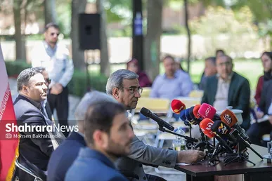 گزارش تصویری | نشست خبری استاندار خراسان رضوی در آرامگاه فردوسی