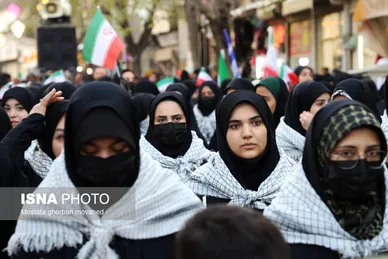 گزارش تصویری | اجتماع بزرگ دختران و بانوان جان فدا - اهر