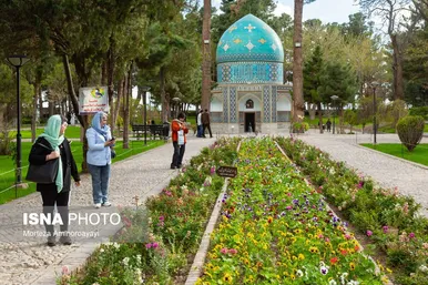گزارش تصویری | ۲۵ فروردین، روز ملی عطار نیشابوری آرامگاه «شیخ فریدالدین عطار نیشابوری»