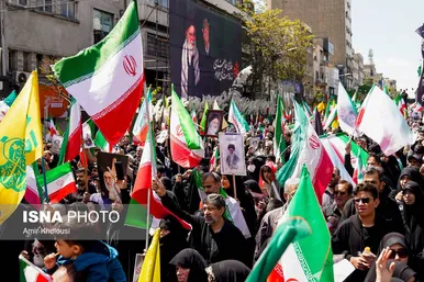 گزارش تصویری | مراسم اربعین رهبر شهید انقلاب در تهران