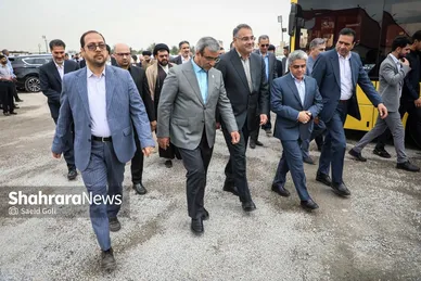 گزارش تصویری | آغاز عملیات اجرایی بزرگراه سیدالشهدا و بازدید از تصفیه‌خانه پرکندآباد با حضور استاندار خراسان رضوی