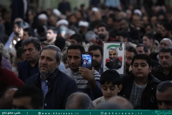 برگزاری مراسم چهلمین روز شهادت سردار سپهبد حاج قاسم سلیمانی در مشهد