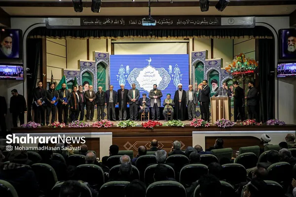 مراسم تجلیل و تکریم جمعی از خادمان هیئات مذهبی مشهد برگزار شد + فیلم و عکس