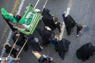 کاروان نمادین اسرای کربلا «بنی اسد»
