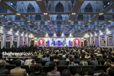 گزارش تصویری | بزرگداشت سپهبد شهید محمد پاکپور در حرم مطهر رضوی
