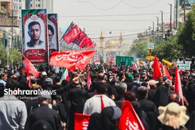 مشهدالرضا (ع)، میزبان آیین باشکوه جاماندگان اربعین حسینی (۱۳ مرداد ۱۴۰۵) + فیلم