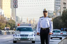 ترافیک پرحجم در بزرگراه پیامبراعظم(ص)، میدان استقلال و تمامی مسیرهای منتهی به حرم امام&zwnj;رضا(ع) (۱۸ شهریور ۱۴۰۳)