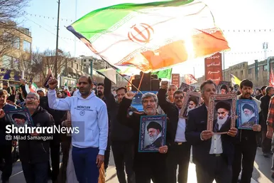 گزارش تصویری | مراسم تشییع پیکر شهدای مدافع امنیت در مشهد (۲۲ دی ۱۴۰۴) - ۱
