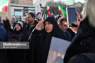 گزارش تصویری | مراسم تشییع پیکر شهدای مدافع امنیت در مشهد (۲۲ دی ۱۴۰۴) - ۴