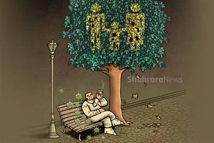 کارتون | وقتی آینده را به دست خود نابود میکنیم