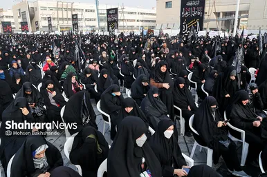تشییع پیکر مطهر ۱۰ شهید گمنام در مشهد