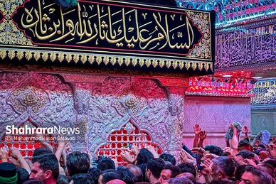 گزارش تصویری | حال و هوای کربلای معلی در شب جمعه ، شب زیارتی سیدالشهدا (ع)، در آستانه اربعین حسینی