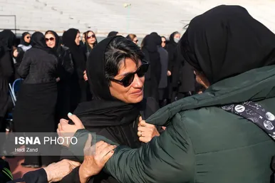 پیکر ملیکا محمدی به استادیوم آزادی رفت