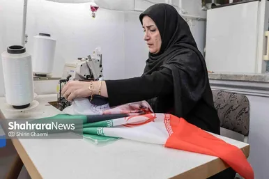 گزارش تصویری | پرچم میهن، برای ایستادگی ایران