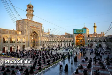 محفل بزرگ قرائت قرآن در حرم مطهر رضوی