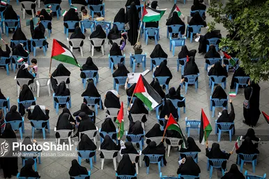 تجمع مردم مشهد در حمایت از مردم مظلوم فلسطین