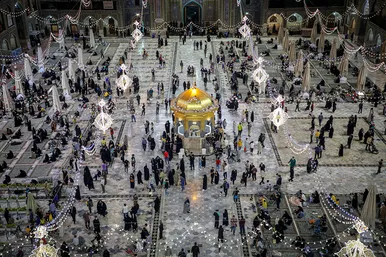 آیین سنتی نقاره نوازی سحرگاهی در حرم مطهر رضوی