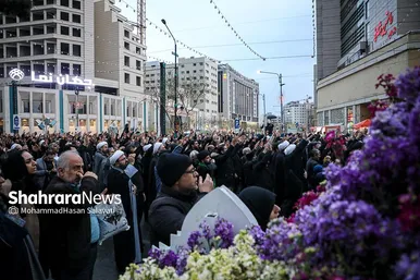دسته عزای علوی در روز شهادت حضرت علی(ع) در مشهد