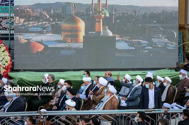 سخنرانی رئیس جمهور منتخب در حرم مطهر رضوی