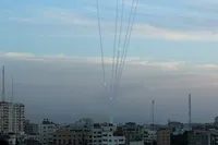 حمله راکتی مقاومت فلسطین به اراضی اشغالی + فیلم