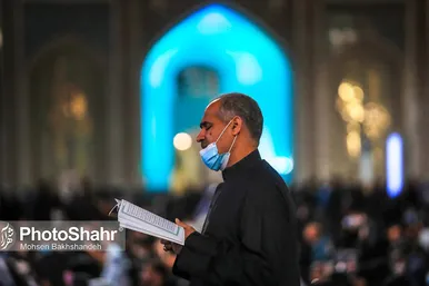 مراسم احیاء شب ۲۱ ماه مبارک رمضان در حرم مطهر رضوی