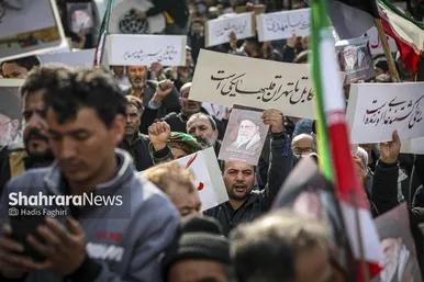 گزارش تصویری | اجتماع مهاجران افغانستانی در سوگ امام امت در محله گلشهر مشهد