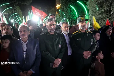 گزارش تصویری | آیین رونمایی از یادمان شهدای گمنام بوستان ملت