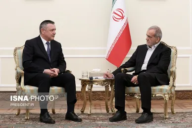 عکس‌هایی از دیدارهای مهمانان مراسم تحلیف با رئیس جمهور